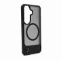 Evelatus Custodia in gomma MagSafe con supporto per Samsung Galaxy S26 nero