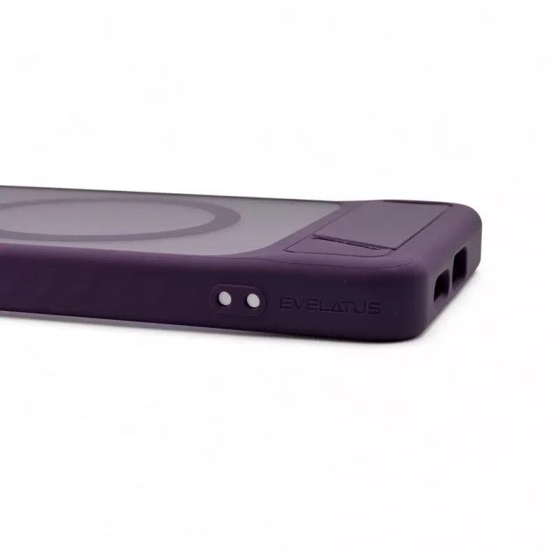 Evelatus Samsung Galaxy S26 Custodia MagSafe gommata con supporto lilla
