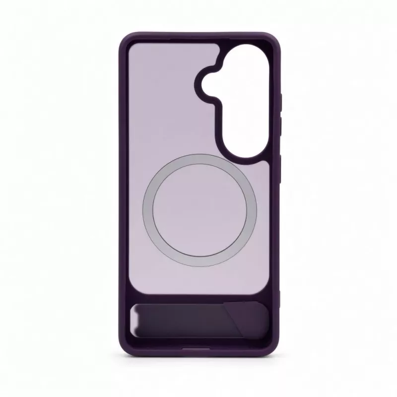 Evelatus Samsung Galaxy S26 Custodia MagSafe gommata con supporto lilla