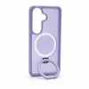 Evelatus Samsung Galaxy S26 Shield cover con MagSafe e supporto, anello opaco, lilla lavanda