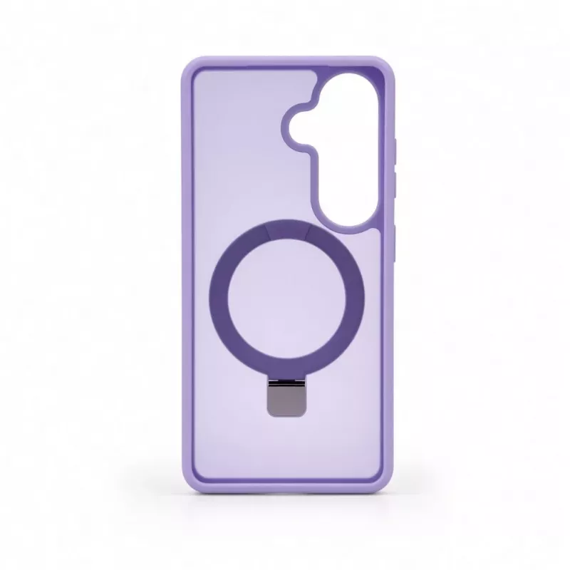 Evelatus Samsung Galaxy S26 Shield cover con MagSafe e supporto, anello opaco, lilla lavanda