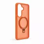 Evelatus Custodia Shield per Samsung Galaxy S26 con MagSafe e supporto, anello opaco arancione