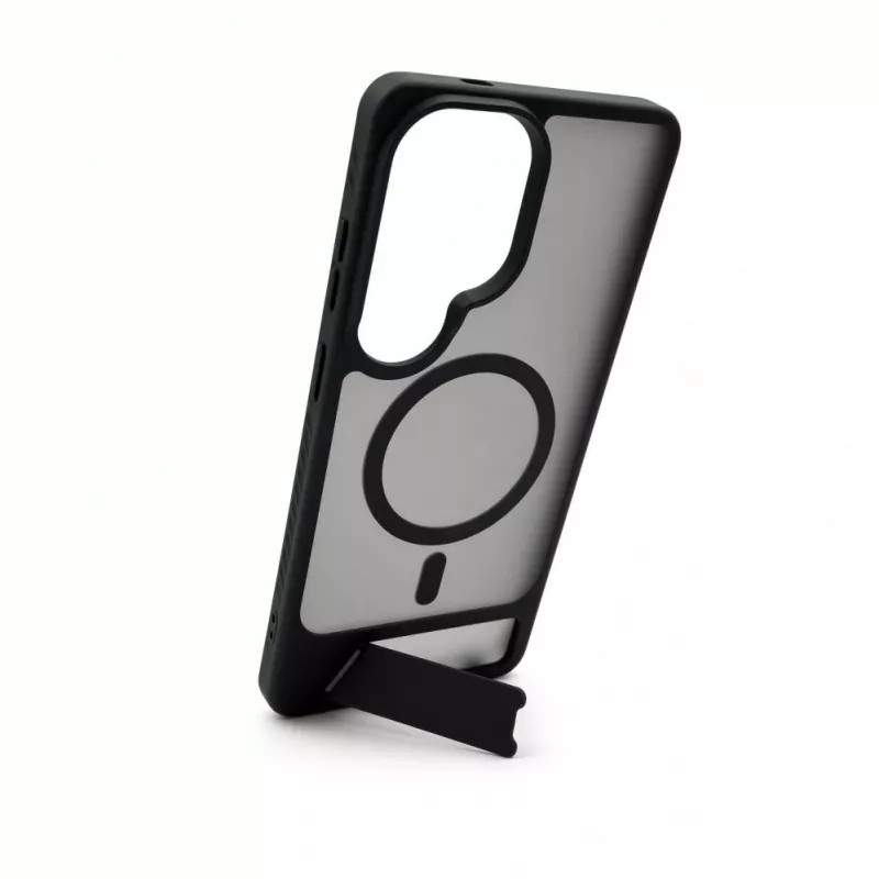 Evelatus Samsung Galaxy S26 Ultra Custodia MagSafe gommata con supporto - nero