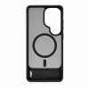 Evelatus Samsung Galaxy S26 Ultra Custodia MagSafe gommata con supporto - nero