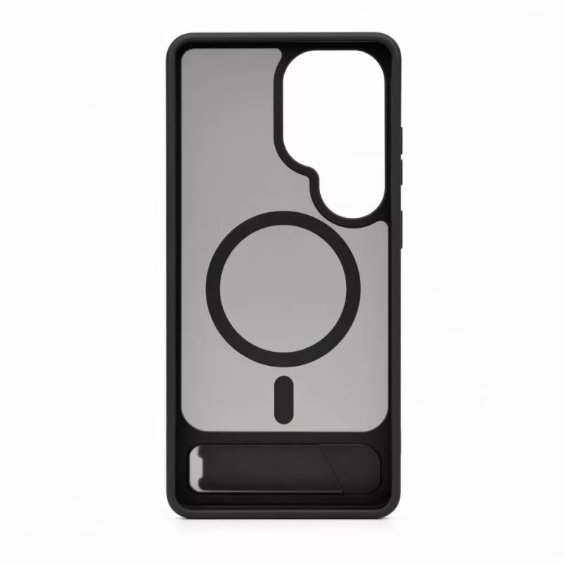 Evelatus Samsung Galaxy S26 Ultra Custodia MagSafe gommata con supporto - nero