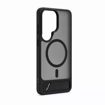 Evelatus Samsung Galaxy S26 Ultra Custodia MagSafe gommata con supporto - nero