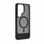 Evelatus Samsung Galaxy S26 Ultra Custodia MagSafe gommata con supporto - nero