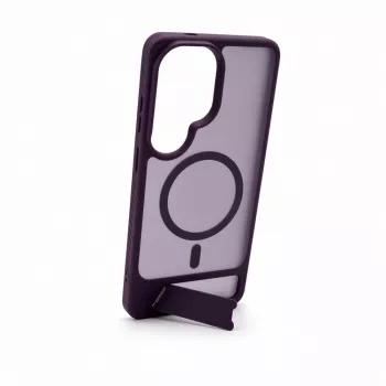 Evelatus Samsung Galaxy S26 Ultra Custodia MagSafe gommata con supporto - lilla