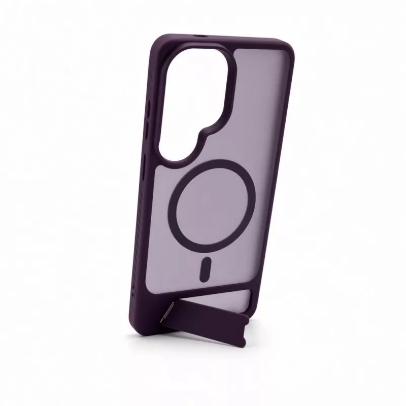 Evelatus Samsung Galaxy S26 Ultra Custodia MagSafe gommata con supporto - lilla