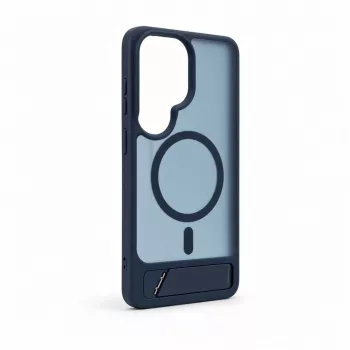 Evelatus Custodia in gomma MagSafe con supporto per Samsung Galaxy S26 Ultra blu navy