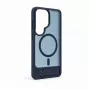Evelatus Custodia in gomma MagSafe con supporto per Samsung Galaxy S26 Ultra blu navy