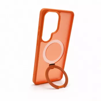 Evelatus Samsung Galaxy S26 Ultra Shield Case con MagSafe e stand anello opaco arancione