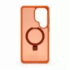 Evelatus Samsung Galaxy S26 Ultra Shield Case con MagSafe e stand anello opaco arancione