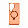 Evelatus Samsung Galaxy S26 Ultra Shield Case con MagSafe e stand anello opaco arancione