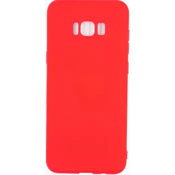 Evelatus Samsung Galaxy S8 Plus Custodia in silicone nano Soft Touch TPU rosso