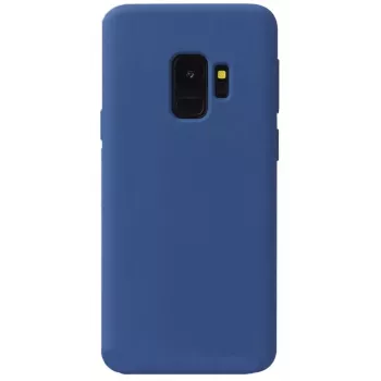 Evelatus Samsung Galaxy S9 Custodia in Silicone Nano Soft Touch TPU Blu Mezzanotte