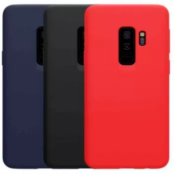 Evelatus Samsung Galaxy S9 Plus custodia in nano silicone Soft Touch TPU nero