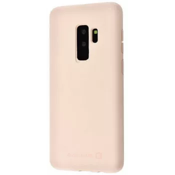 Evelatus Samsung Galaxy S9 Plus Custodia in silicone nano Soft Touch TPU rosa sabbia