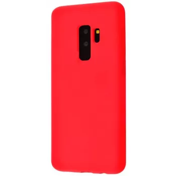 Evelatus Samsung Galaxy S9 Plus Custodia in silicone nano Soft Touch TPU rossa
