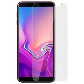 Evelatus Samsung J4 Plus vetro temperato piatto trasparente 0,33 mm per protezione schermo con colla giapponese e rivestimento antistatico