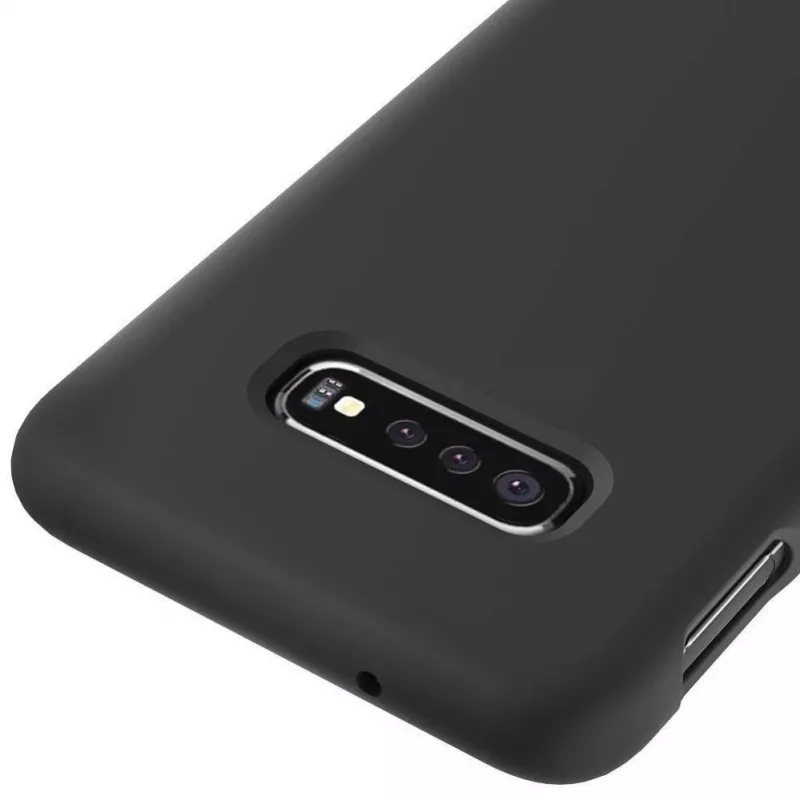 Evelatus Samsung S10e Premium Soft Touch custodia in silicone nero