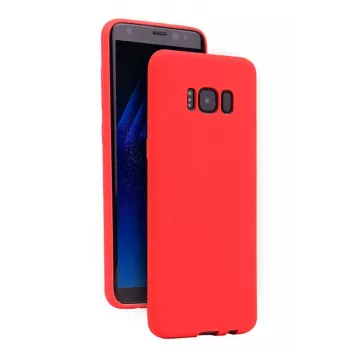 Evelatus Samsung S8 Plus Custodia in silicone nano Soft Touch TPU rossa