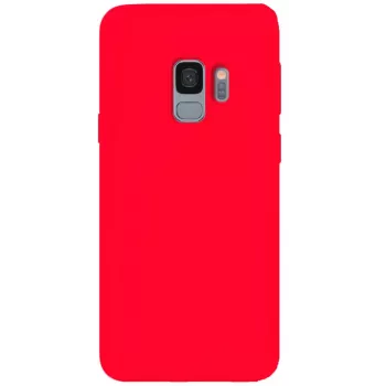 Evelatus Samsung S9 custodia in silicone nano Soft Touch TPU rossa