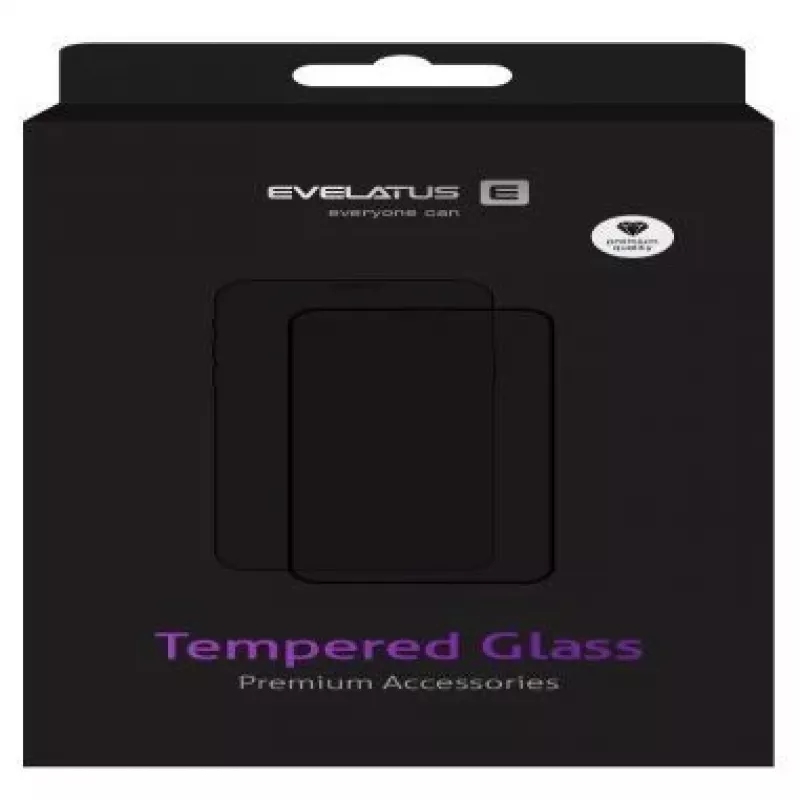 Evelatus Cover posteriore in silicone per Huawei Nova 3 - Nero