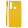 Evelatus Custodia in silicone Soft Touch con cinturino per Xiaomi Redmi Note 8 / Redmi Note 8 2021 - giallo