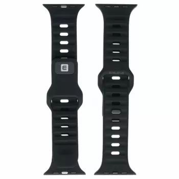 Evelatus Sport Cinturino in silicone Loop per Apple Watch 42/44/45/49 mm nero