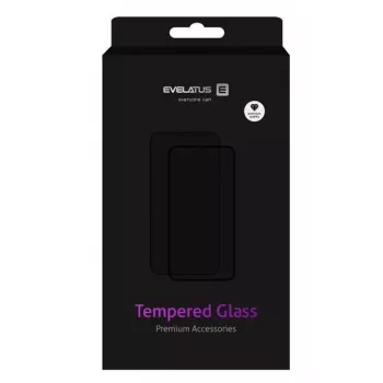 Evelatus Pellicola protettiva in vetro temperato per Huawei Y5P 2020, 0,33 mm, trasparente, antistatica, colla giapponese