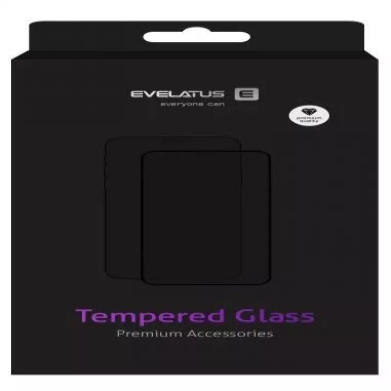 Evelatus Pellicola protettiva in vetro temperato per Xiaomi Redmi Note 8 / Redmi Note 8 2021 – vetro piatto trasparente 0,33 mm con colla giapponese, antistatica