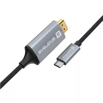 Evelatus TPC04 Cavo dati universale da HDMI a Type-C, nero