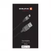 Cavo Evelatus USB-A to Lightning 1.2m (MFi11CL) alloggiamento in alluminio intrecciato nero