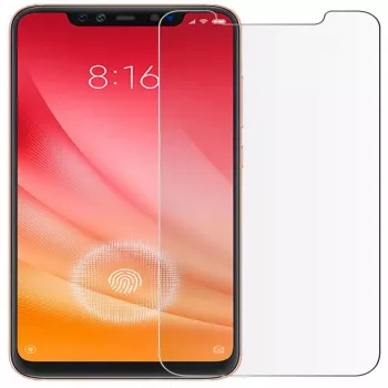 Evelatus Xiaomi Mi 8 protezione display piatta trasparente in vetro temperato 0,33 mm con colla giapponese e rivestimento antistatico