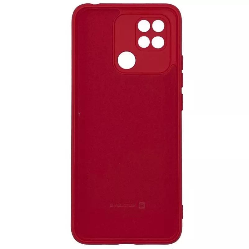 Evelatus Xiaomi Redmi 10C / C40 Custodia in silicone nano Soft Touch TPU rossa