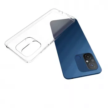 Custodia in silicone trasparente Evelatus per Xiaomi Redmi 12C 1,5 mm TPU chiaro