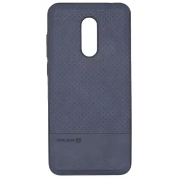 Evelatus Xiaomi Redmi 5 Plus Cover TPU con piastra metallica per supporto magnetico blu