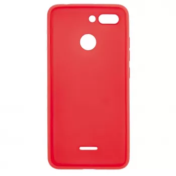 Evelatus Xiaomi Redmi 6 custodia in silicone Nano Soft Touch TPU rossa