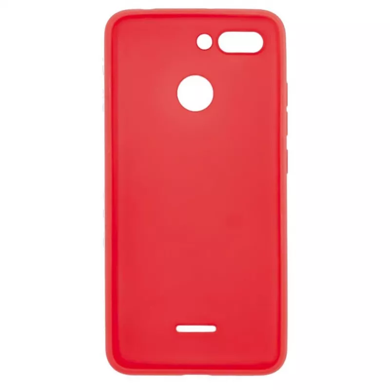 Evelatus Xiaomi Redmi 6 custodia in silicone Nano Soft Touch TPU rossa