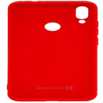 Evelatus Xiaomi Redmi 7 Custodia in nano silicone Soft Touch TPU rossa