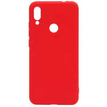 Evelatus Xiaomi Redmi 7 Custodia in nano silicone Soft Touch TPU rossa