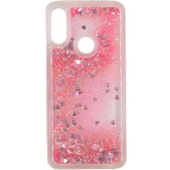 Evelatus Xiaomi Redmi 7 Custodia Shining Quicksand rosa