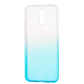 Evelatus Custodia TPU Xiaomi Redmi 8 con effetto sfumato blu