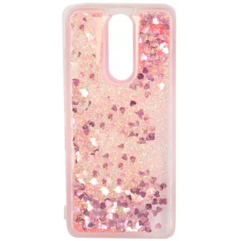 Evelatus Xiaomi Redmi 8 custodia Shining Quicksand rosa