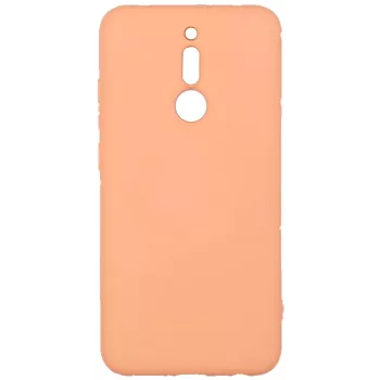 Evelatus Xiaomi Redmi 8 Custodia posteriore in silicone Soft Touch Rosa cipria