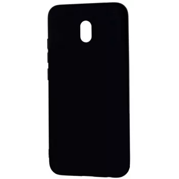 Evelatus Xiaomi Redmi 8a custodia protettiva in silicone Soft Touch nera