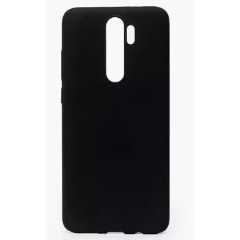 Evelatus Xiaomi Redmi 9 custodia in silicone Soft Touch nera