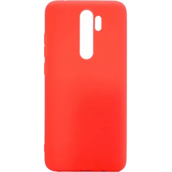 Evelatus Custodia in silicone Soft Touch per Xiaomi Redmi 9 rossa