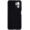 Evelatus Custodia in silicone Nano per Xiaomi Redmi Note 10 / Note 10S Soft Touch TPU nera